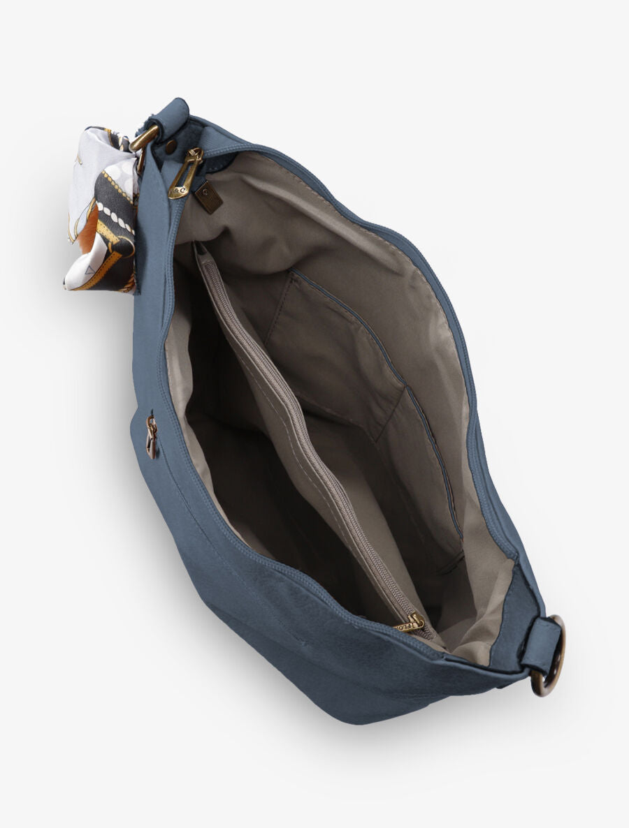 Sac à main Zina - Bleu gris - 4