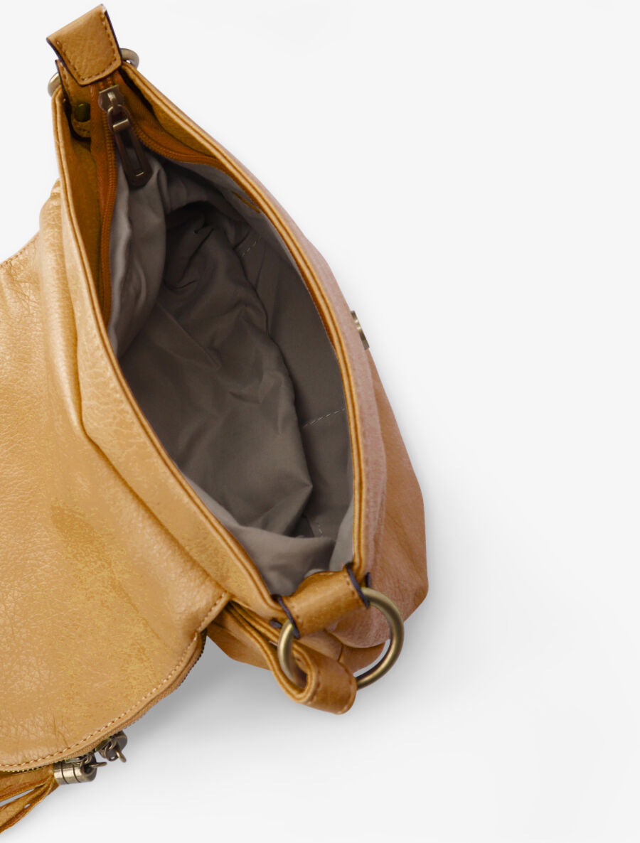 Sac besace Renata - Jaune moutarde - 4