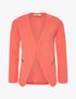 Veste ouverte asymétrique - corail - 3