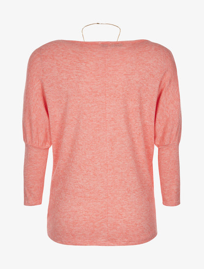 Pull doux chauve-souris - orange - 2