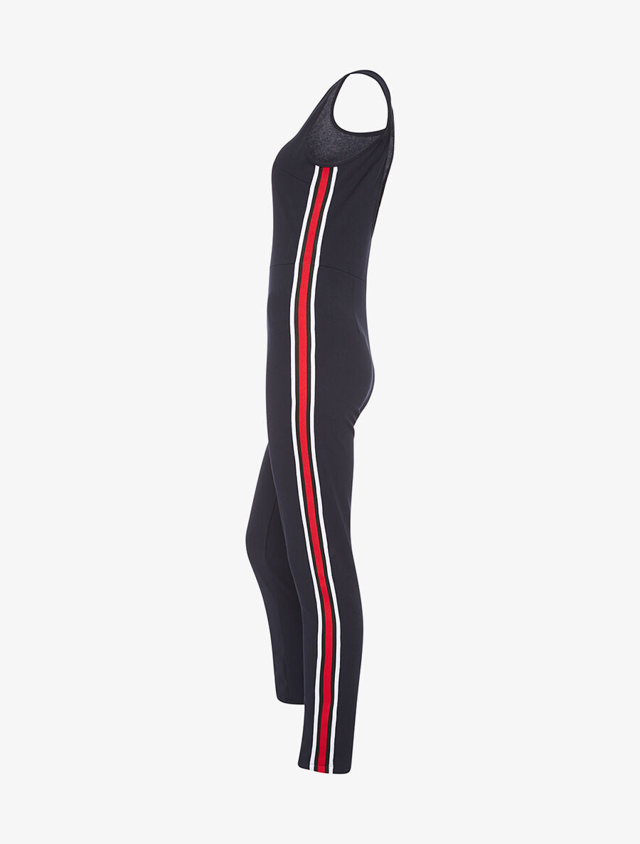 Combinaison bandes sport - marine - 3