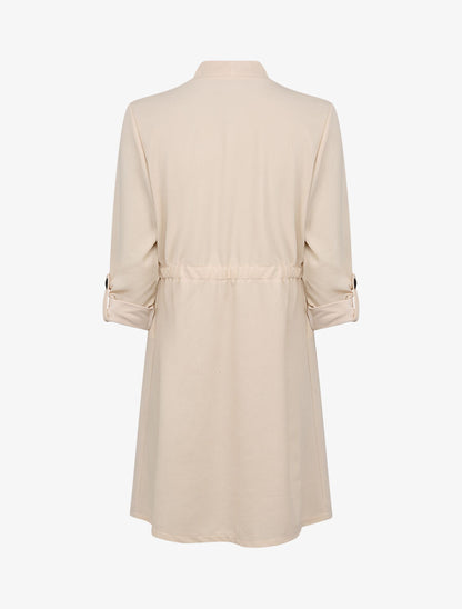 Trench droit mi-long uni - Beige - 2