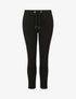 Pantalon jogger slim 7/8 taille haute - Noir - 1