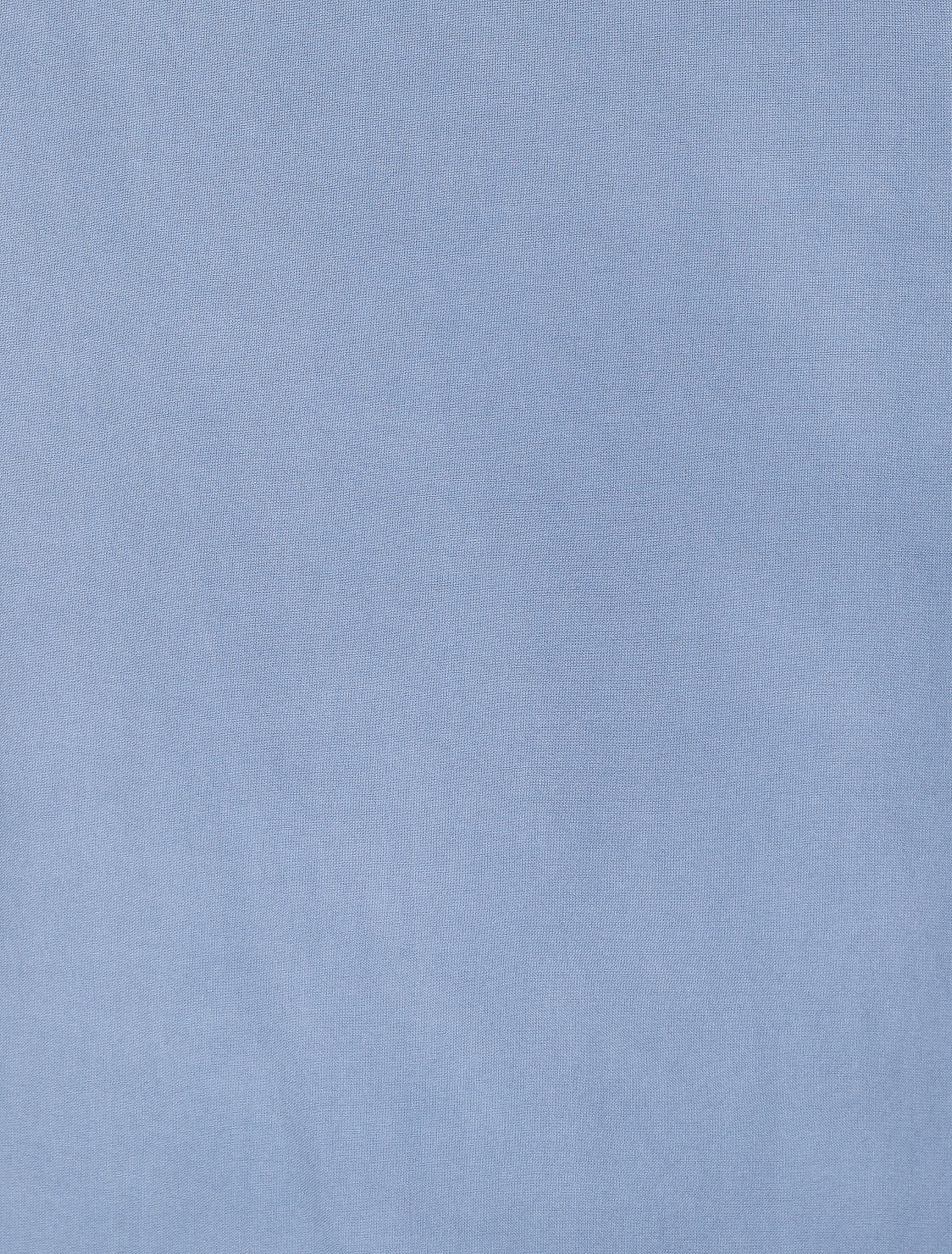 Top droit uni sans manches dos en dentelle - Bleu - 3