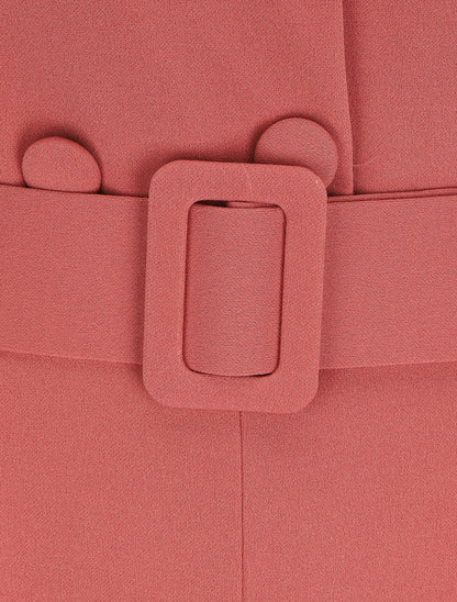 Combinaison carotte uni sans manches - Rose - 3