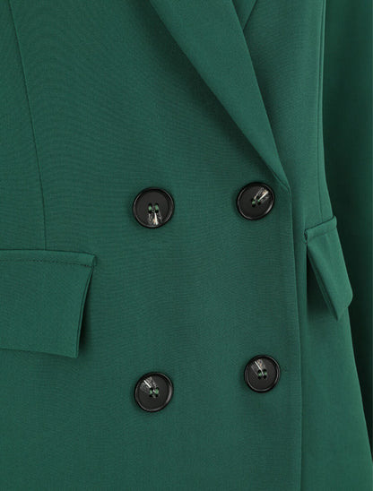 Blazer droit oversize - Vert sapin - 3