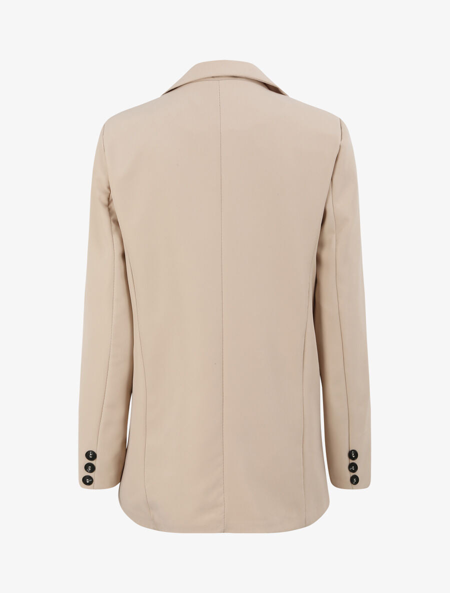 Blazer droit oversize - Beige - 2