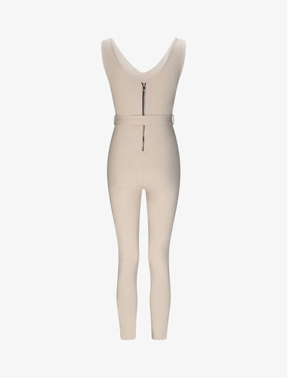 Combinaison stretch coupe slim - Beige - 2