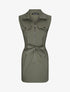 Robe sans manches avec ceinture - Kaki - 4