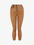 Pantalon simili uni - Camel - 1