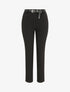 Pantalon fluide uni - Noir - 4