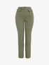 Pantalon carotte taille haute uni - Kaki - 1