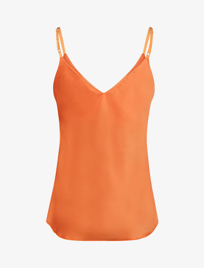 Caraco droit uni boutonné - Orange - 2