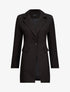 Blazer extra long - Noir - 4