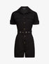 Combishort fluide unie - Noir - 5