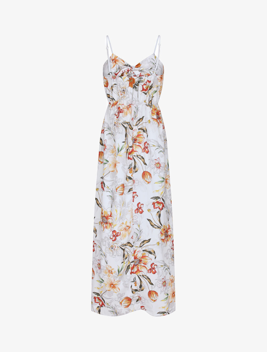 Robe longue à imprimé fleurs d&