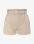 Short paperbag à revers - Beige - 1