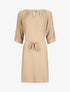 Robe longue fluide - Camel - 1