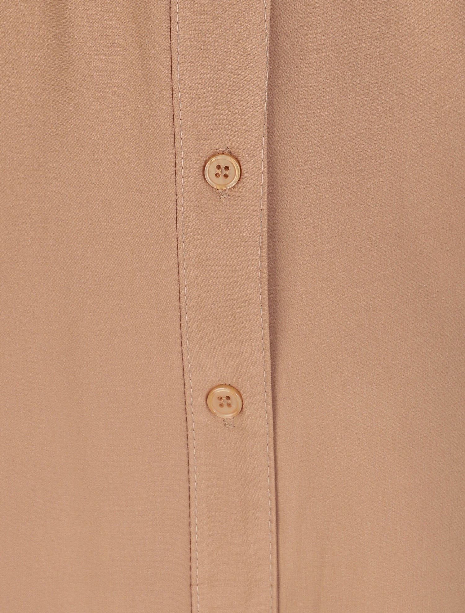 Robe chemise fluide - Camel - 3