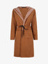 Manteau fin à capuche - Camel - 1