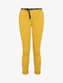 Pantalon 7/8 uni à revers - Jaune - 4