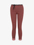Pantalon 7/8 imprimé rond à revers - Rouge brique - 1