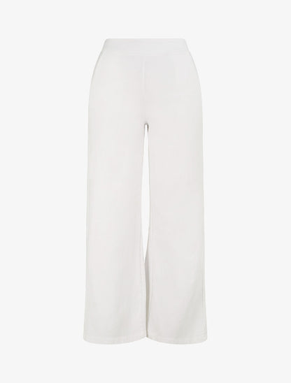 Pantalon ample coupe droite - Blanc - 4