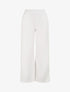 Pantalon ample coupe droite - Blanc - 4