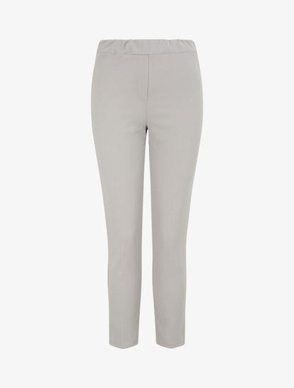 Pantalon uni coupe droite - Gris - 4