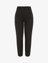 Pantalon fluide uni coupe droite - Noir - 4
