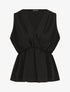 Top cache-coeur fluide - Noir - 5