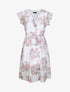Robe en voile à imprimé fleurs printanières - Blanc - 1