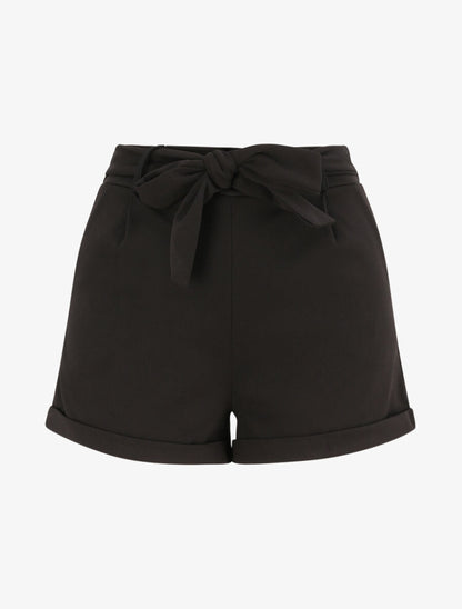 Mini short à revers - Noir - 4