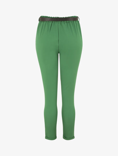 Pantalon 7/8 à pince - Vert - 2