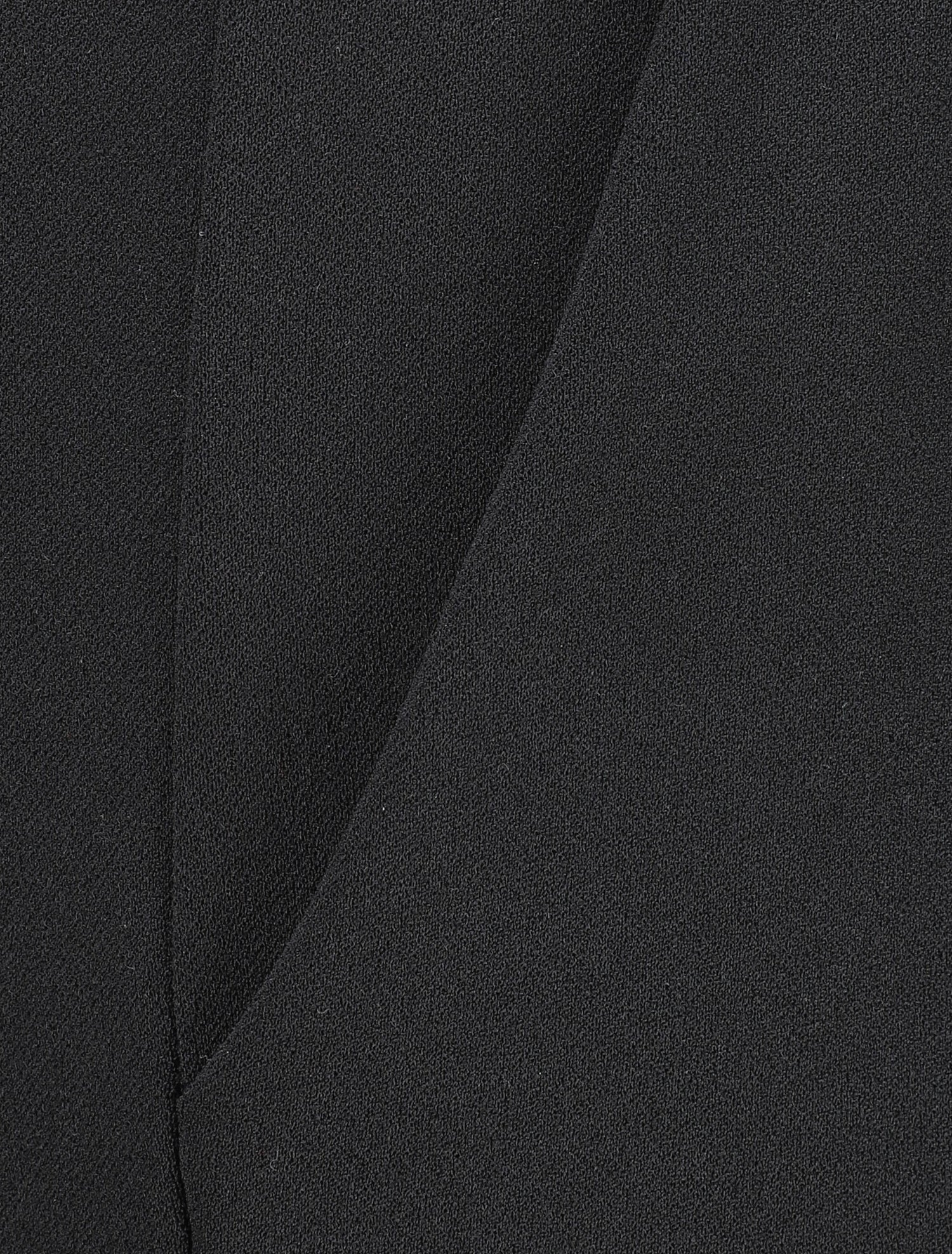Pantalon droit à taille élastiquée - Noir - 3