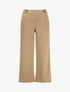 Pantalon ample à taille élastiquée - Camel - 1
