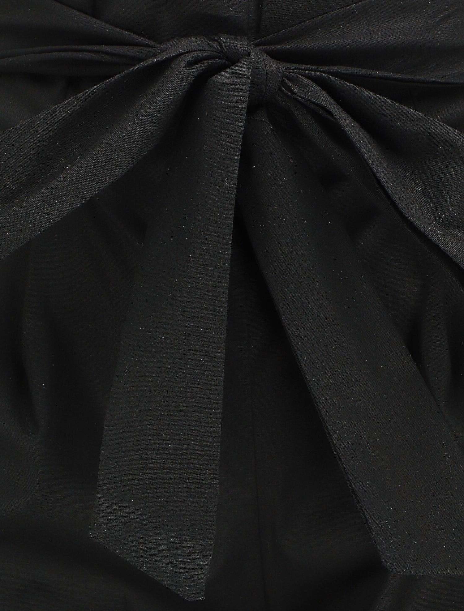 Short taille haute évasé à ourlet - Noir - 3