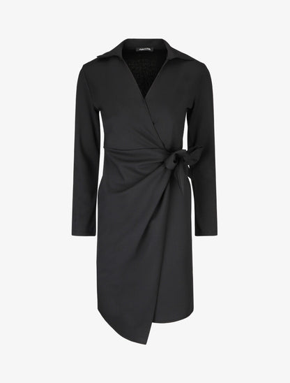 Robe unie portefeuille trompe-l&
