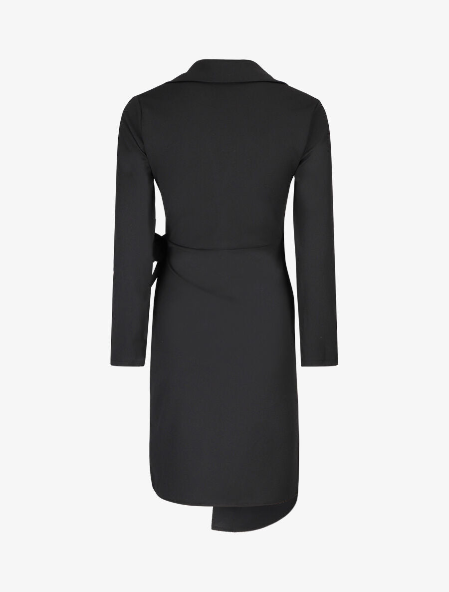 Robe unie portefeuille trompe-l&