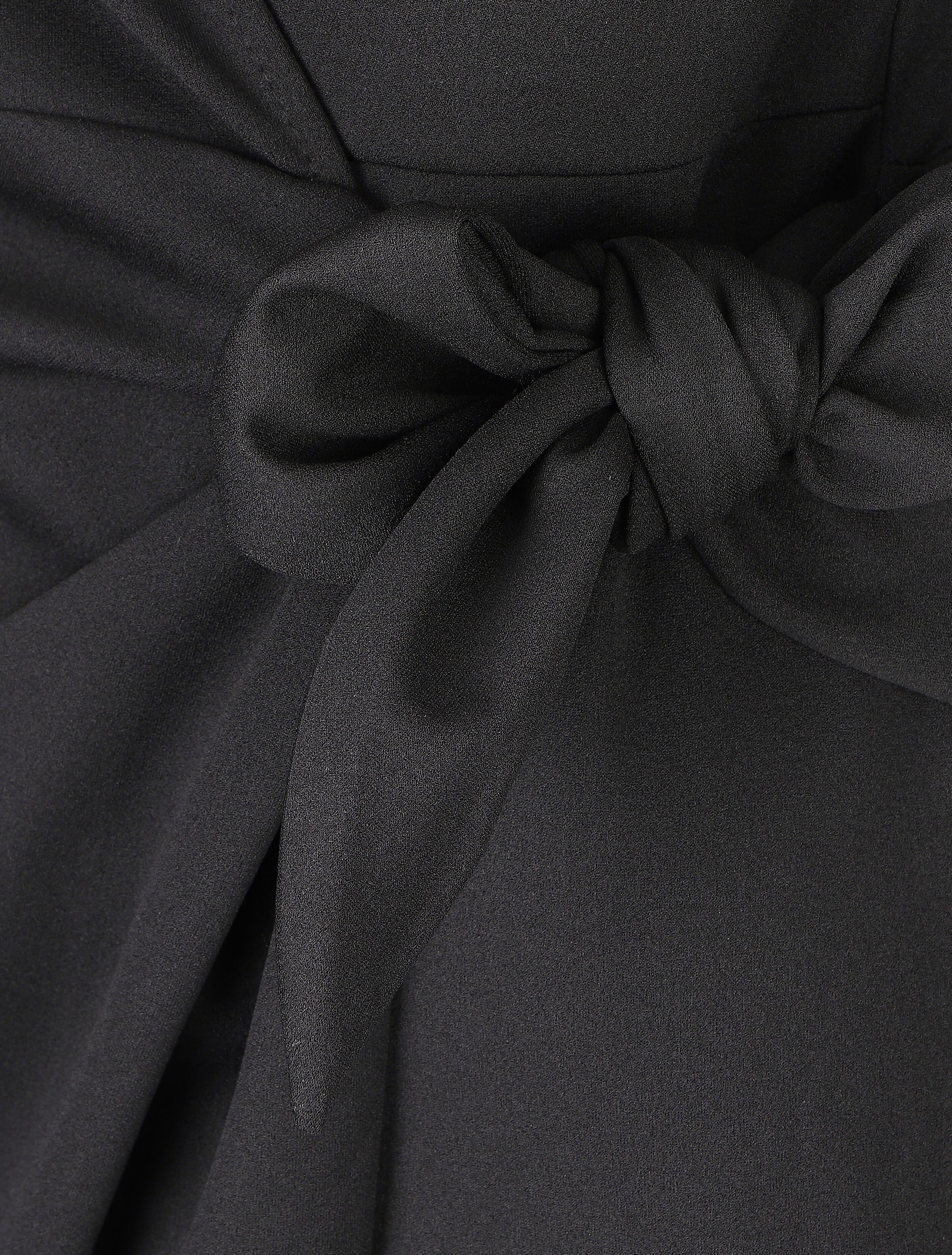 Robe unie portefeuille trompe-l&