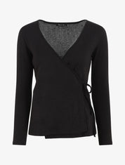 Pull cache-coeur uni - Noir - 4