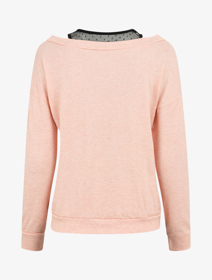 Pull bardot trompe l&
