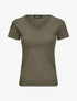 T-shirt à col V - Kaki - 4