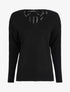 Pull droit dos stylisé - Noir - 4