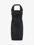Robe à dos nu et col bénitier - Noir - 1