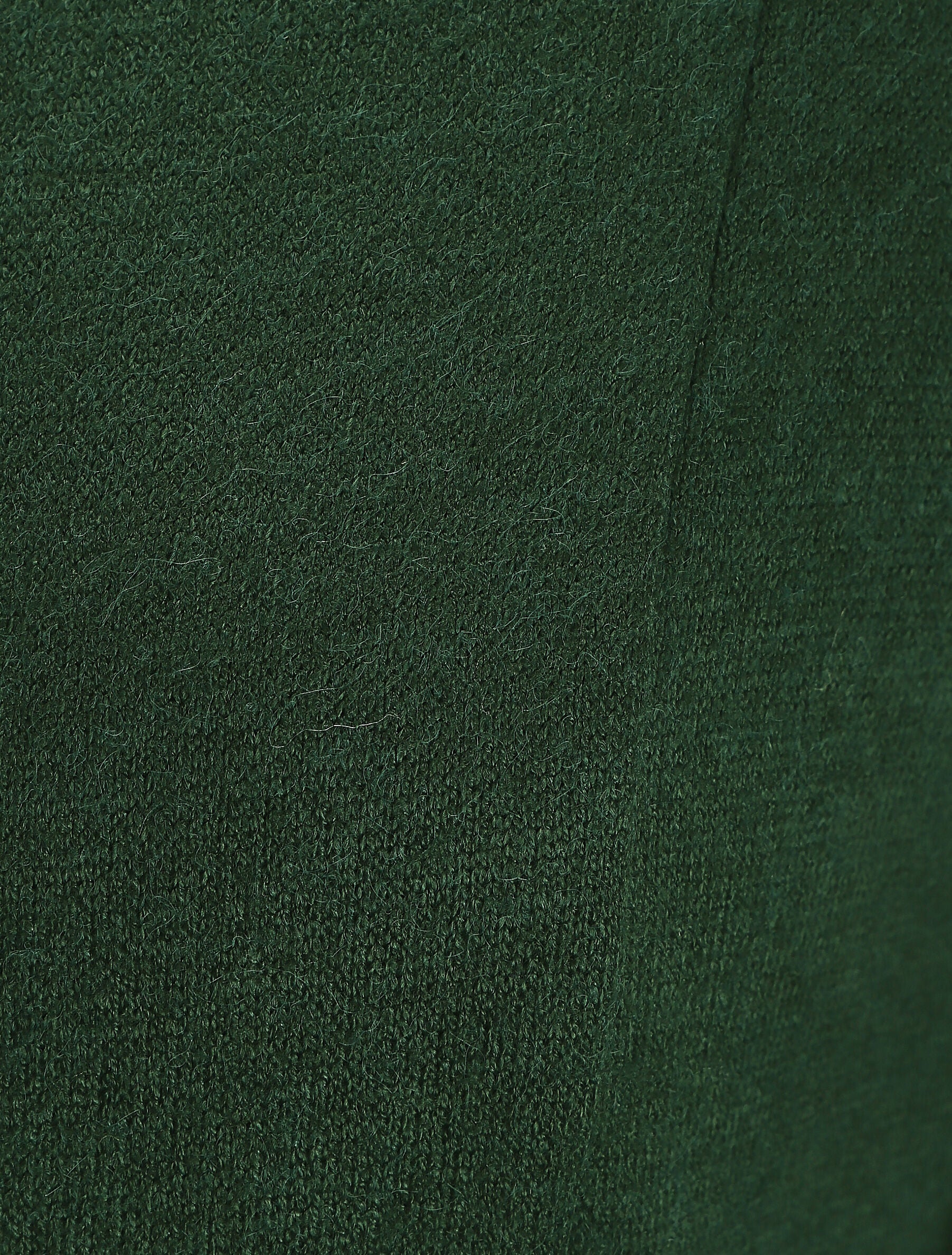 Gilet mi-long uni et ceinturé - Vert - 3