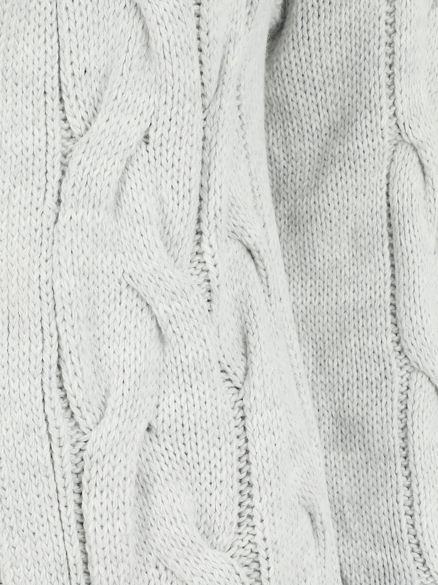 Gilet mi-long à capuche - Gris clair - 3