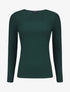 Top uni coupe droite - Vert sapin - 1
