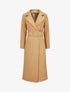 Manteau long boutonné et ceinturé - Camel - 5