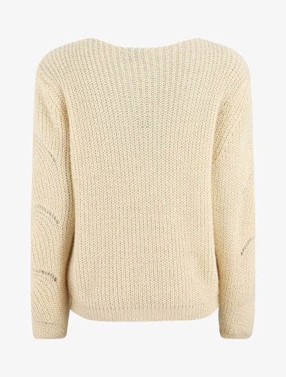 Pull uni duveteux - Beige - 2